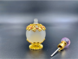 Vintage Perfume Bottle with Crystle Lid